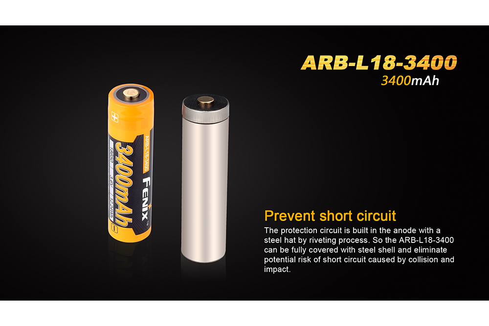 Fenix ARB-L18-3500U USB Rechargeable Li-ion 18650 Battery – Fenix