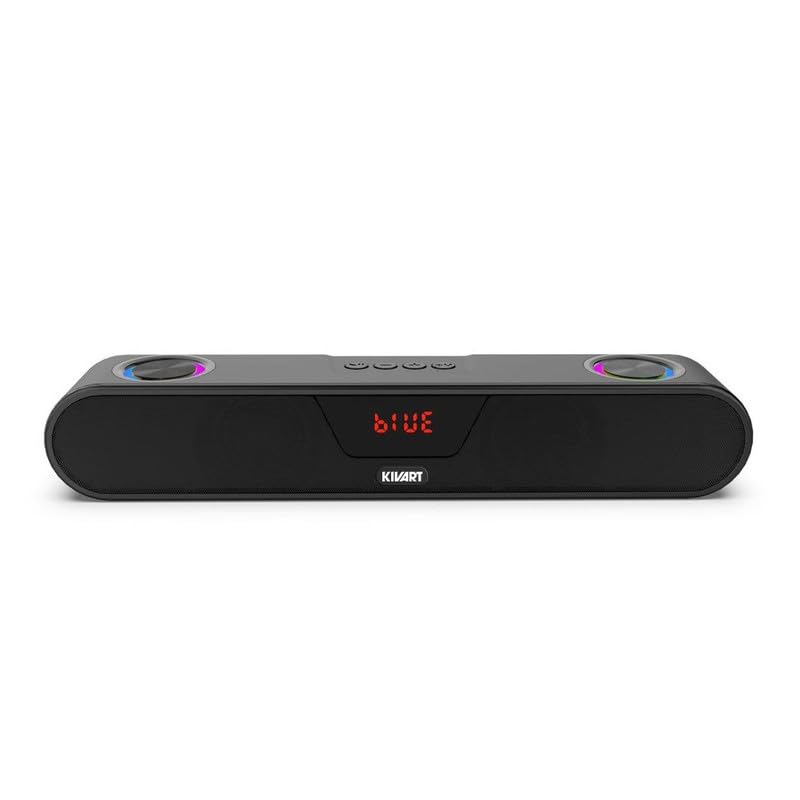 Kivart SonicGlow Mini Soundbar 16W Output RGB Lights TWS