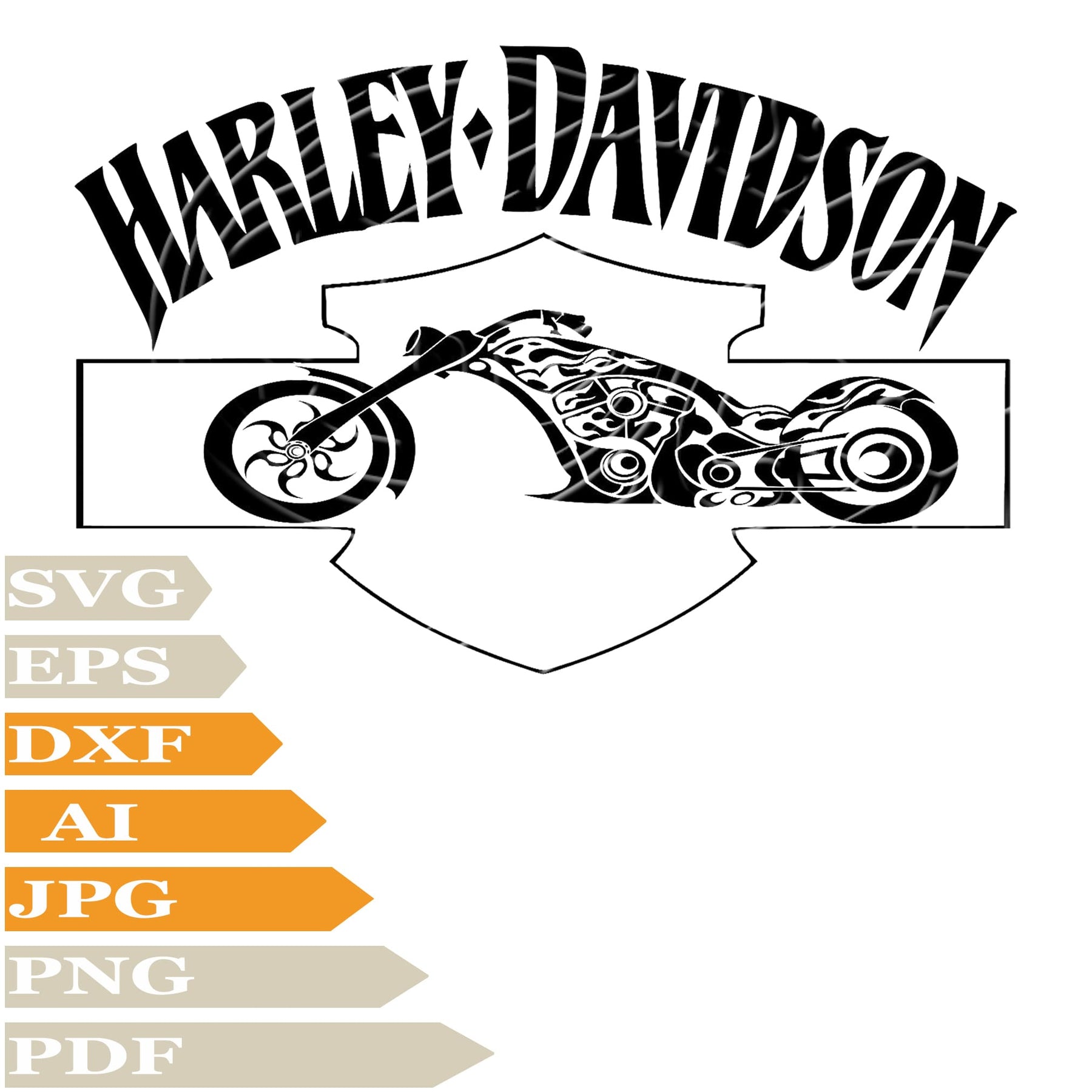 Harley Davidson Svg File, Motorcycles Svg Design, Motorcycles Harley D ...