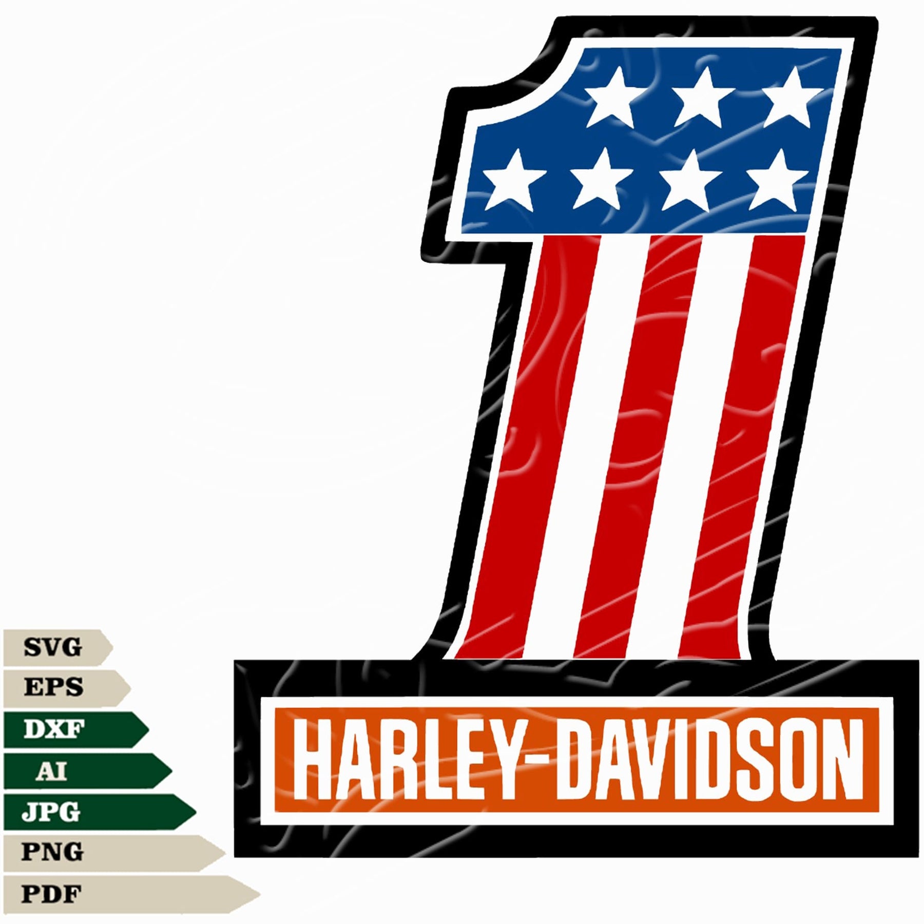 Harley Davidson Svg File, Usa Flag Harley Davidson Svg Design, Harley ...