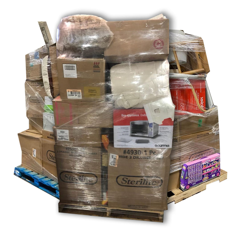 Target Raw Liquidation Truckload, Mixed, 24-26 Pallets