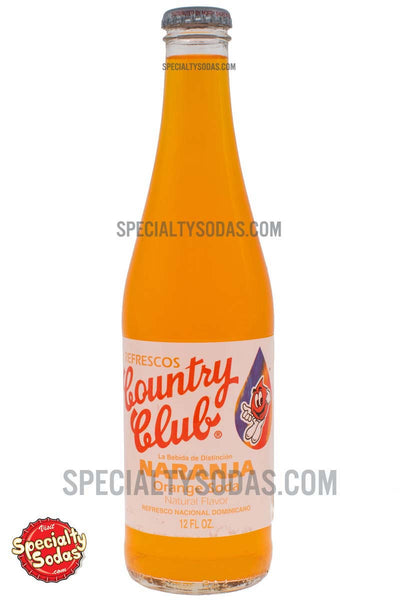 Country Club Orange Soda 12oz Glass Bottle – Specialty Sodas
