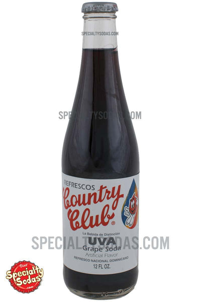 Country Club Uva Grape Soda 12oz Glass Bottle – Specialty Sodas