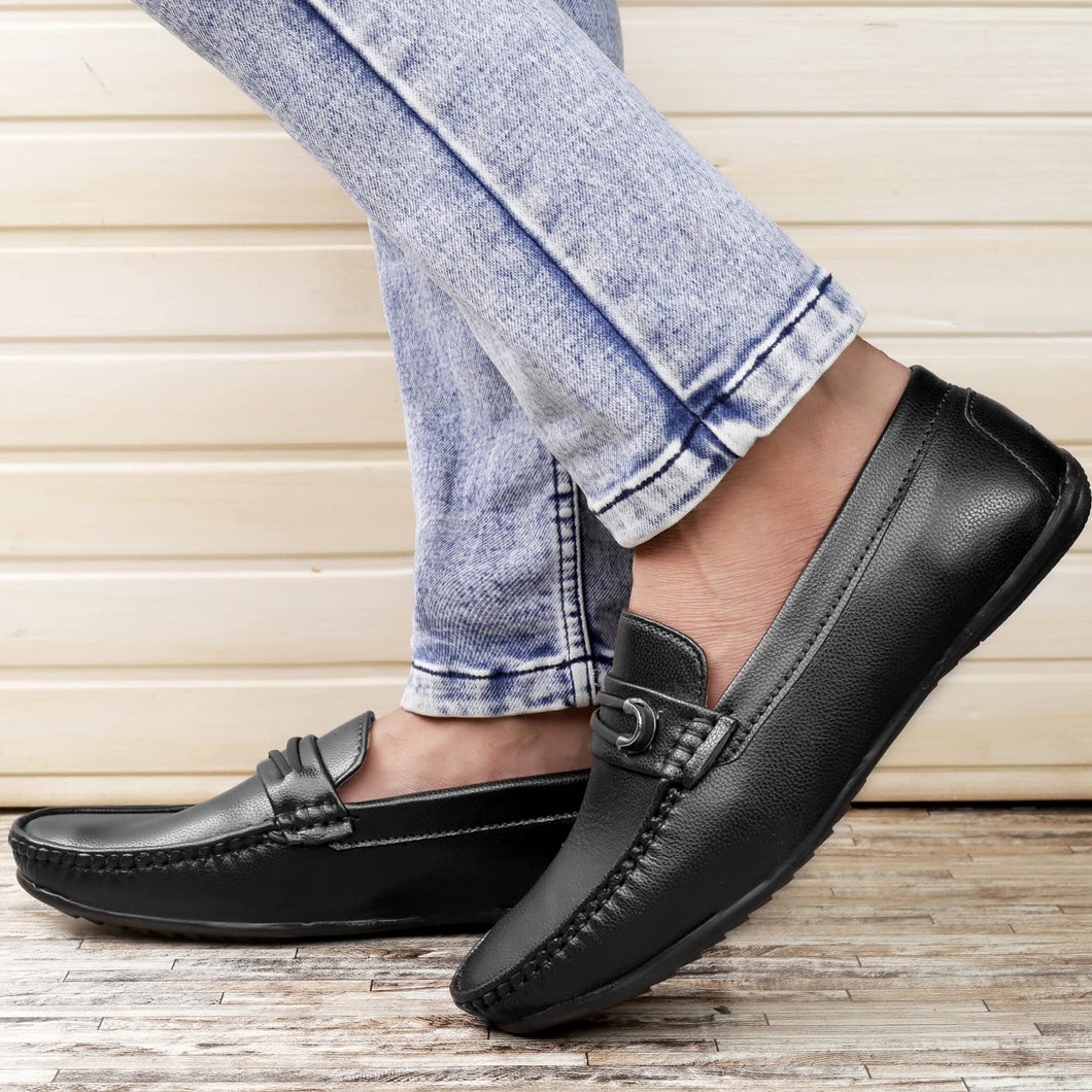 Kraasa Chase  Men Casual Synthetic Leather Loafers for Men | Slip O –  Mywatan