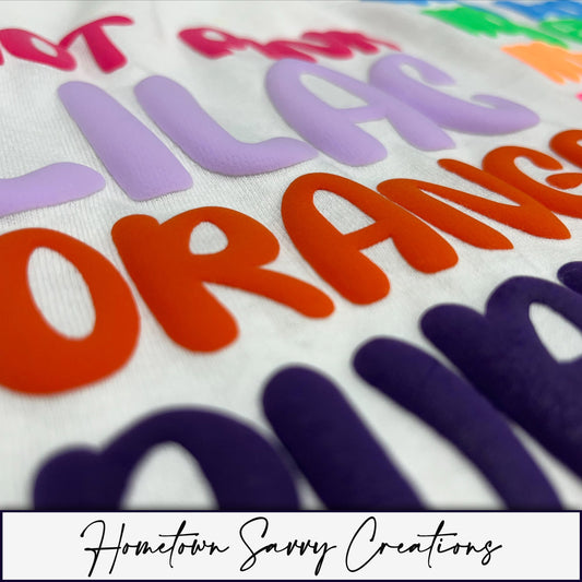 Siser 3D Easy Puff Heat Transfer Vinyl – Hometownsavvycreations