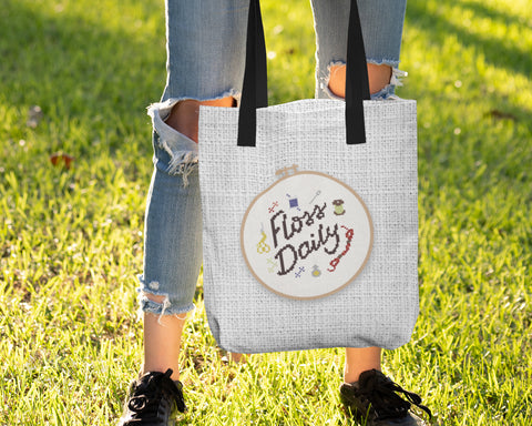 "Floss Daily" - Tote