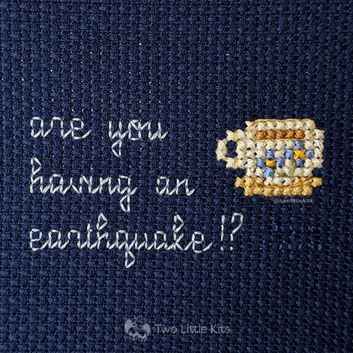 'Earthquake' Free Cross-stitch Pattern