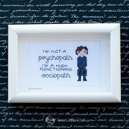 'High Functioning' Cross-stitch Pattern