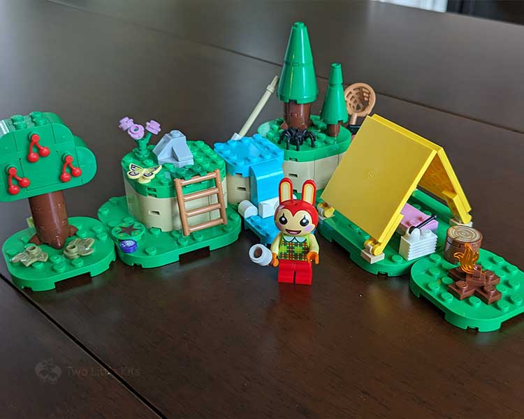 A LEGO set from the game Animal Crossing: New Horizons