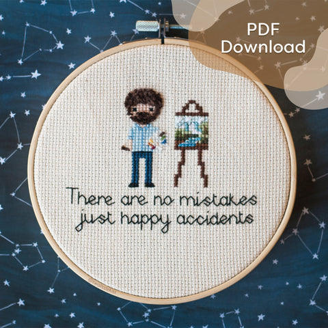 'No Mistakes' - Cross-Stitch pattern