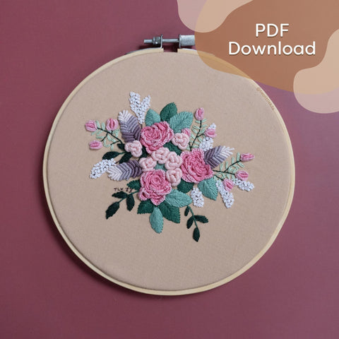 Spring Bliss - Hand Embroidery Pattern