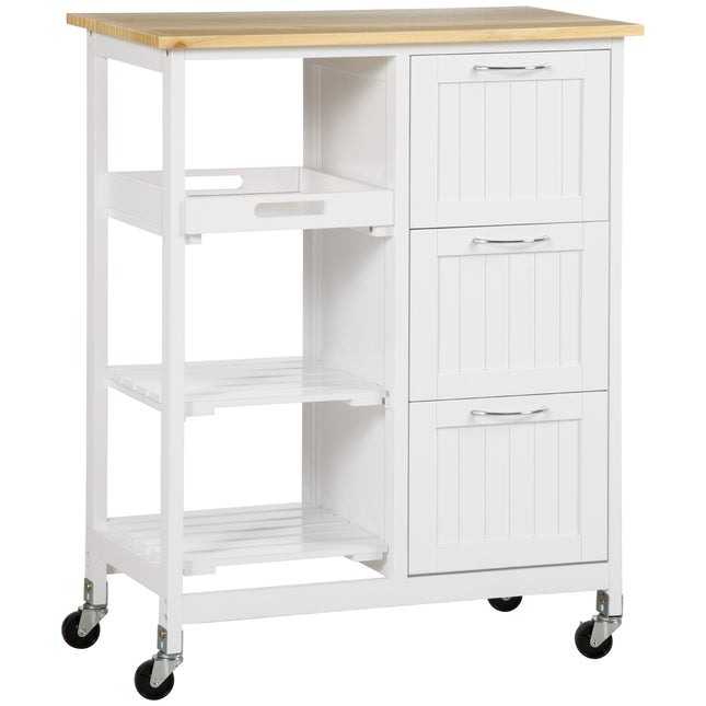 CARRELLO DA CUCINA COLUMBIA 3 CESTI 57X37X83 CM CASACOLLECTION