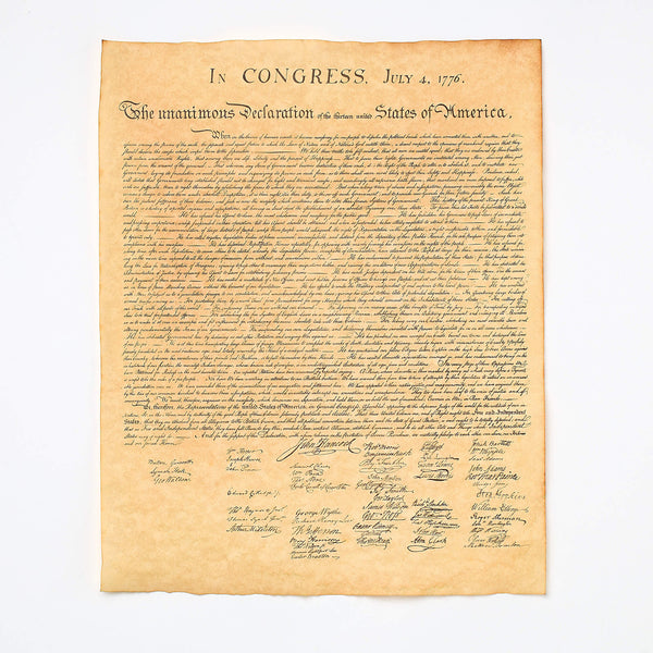 Constitution of the United States 1787 - 12 x 18 Parchment Poster –