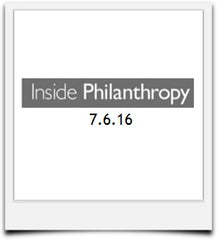 Inside philanthropy