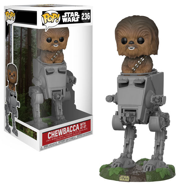 Chewbacca with AT-ST | POP! Deluxe Star Wars Figure #236 | Woozy Moo