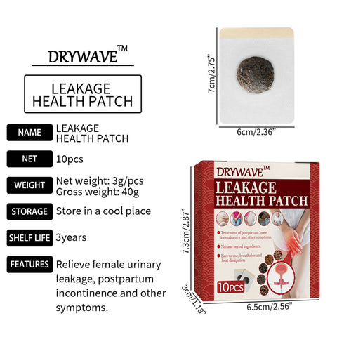 DryWave™ Postpartum Urinary Incontinence Herbal Health Patch