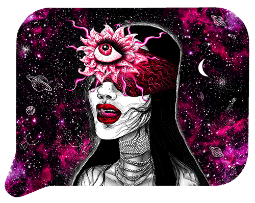 Medium Funnel Rolling Tray With 3D Lids (Third Eye)