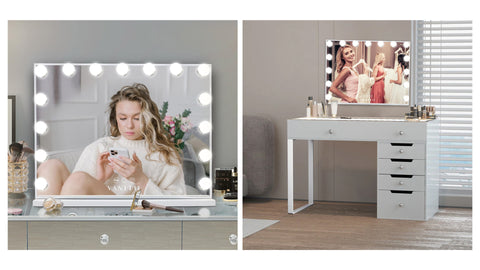Table Mirror & Wall Mounted Mirror