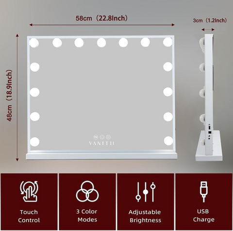 LED Mirrors vs. Phones and Tablets