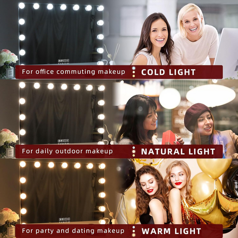 differences between natural, warm, and cool white lighting