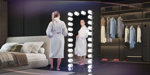 VANITII Hollywood Vanity Mirror - Full Length Vanity Mirror with RGB