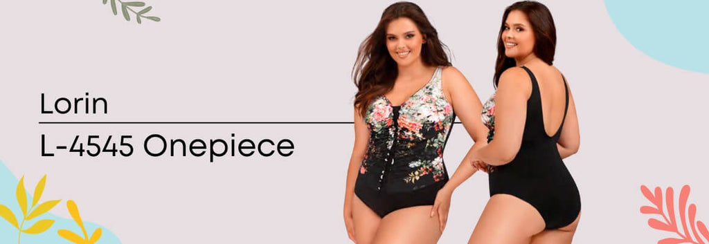 Lorin Floral Black one piece swimsuit