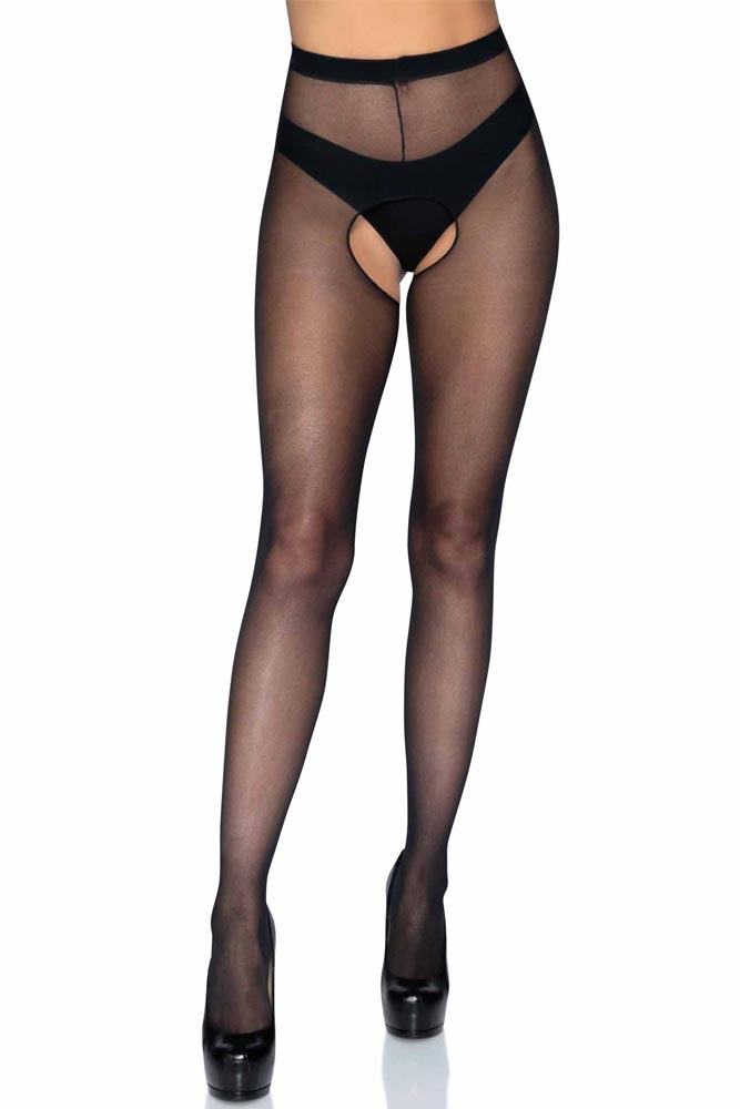 Καλσόν - Plus Size Crotchless Pantyhose LG1905-Q