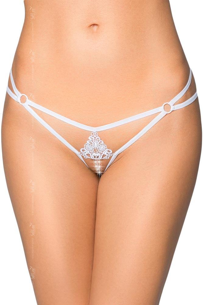 Εσώρουχο G String - White Triangle Thong SFL2477-W