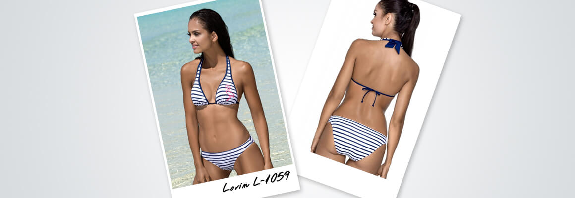 Women's Swimwear Bikini Lorin L-1059 - Classy, ​​with a touch of sexiness