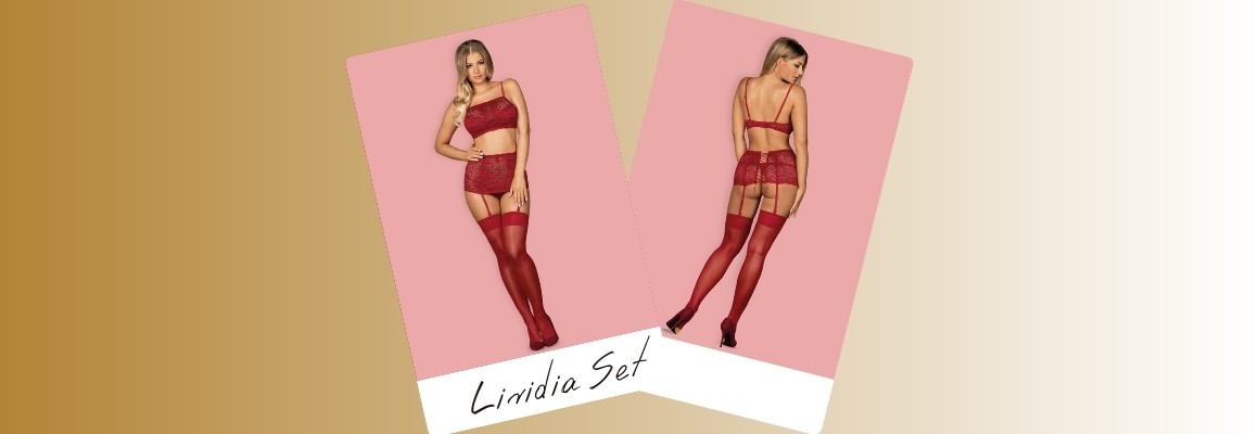 The Obsessive Lividia Underwear Set is the epitome of femininity