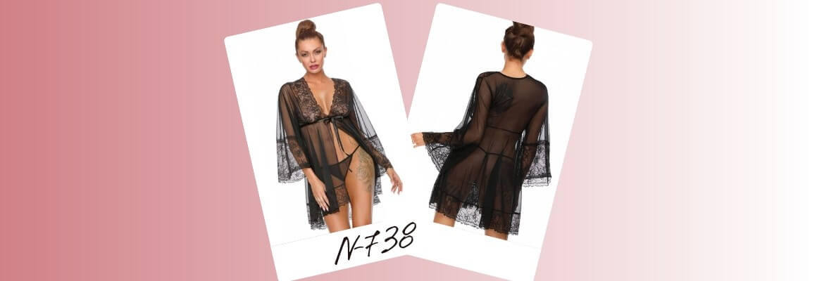 Women's Robe Excellent Beauty N-738 – Sexy, chic and completely sensual