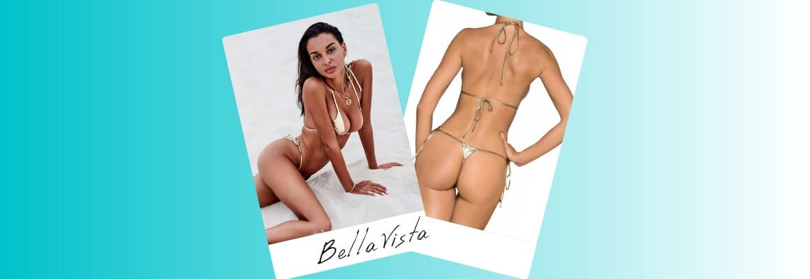 Obsessive Bella Vista Women's Bikini Swimwear – Hot, golden and extremely stunning