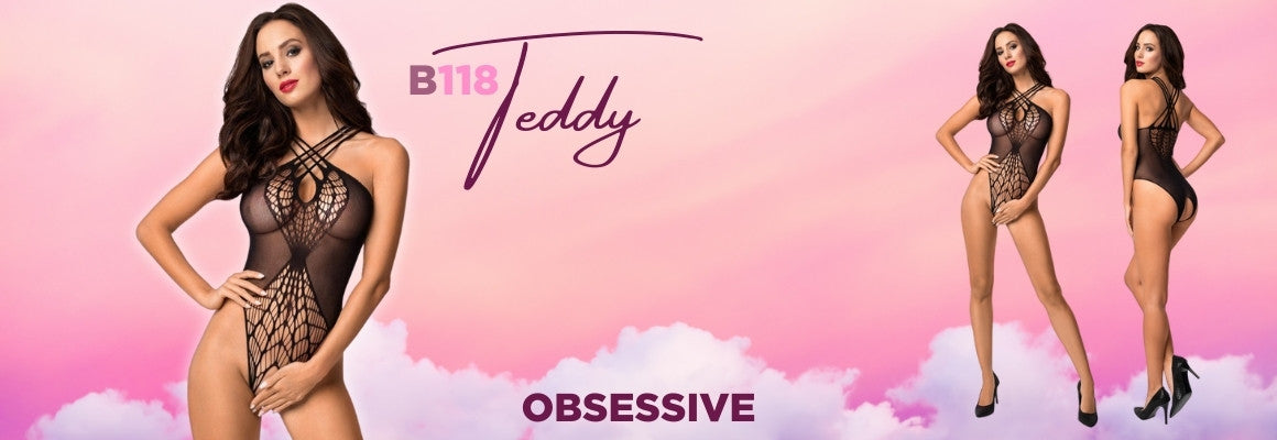 Το γυναικείο κορμάκι Teddy B118 της Obsessive είναι αυτό που θα αλλάξει τα δεδομένα στα σέξι κορμάκια σου