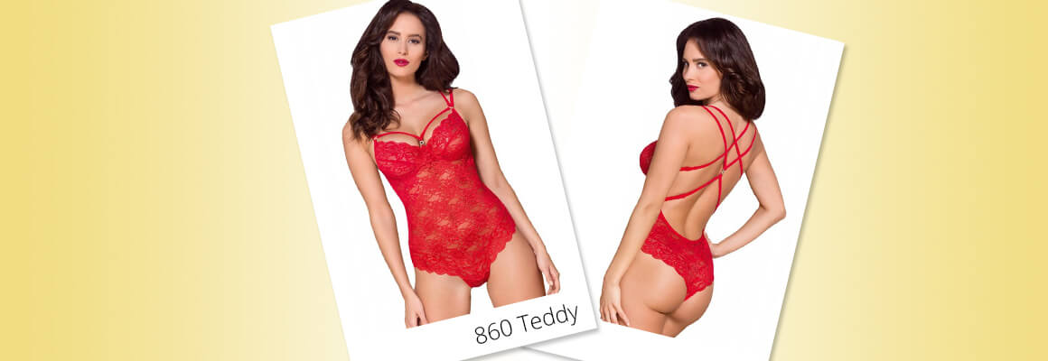 Γυναικείο Κορμάκι Obsessive 860 Teddy – Το κόκκινο που θα λατρέψεις όσο κανένα