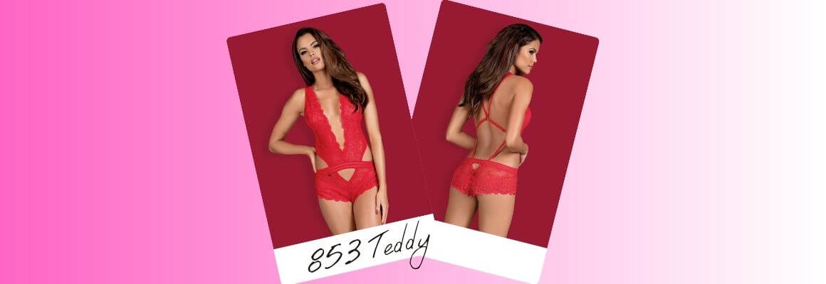 Sexy Bodysuit Obsessive 853 Teddy - The definition of a sexy valentine