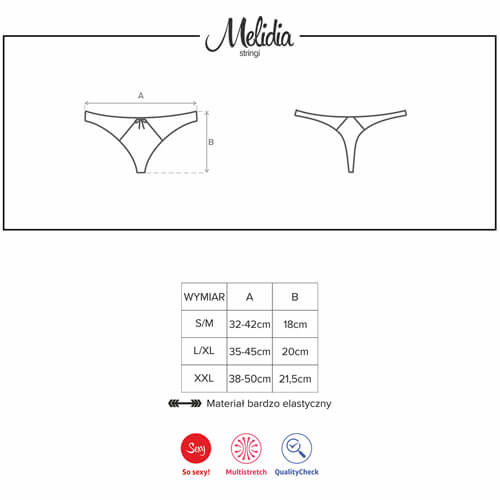 melidia sizechart