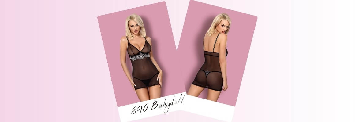 What's better than a sexy babydoll? The sexy babydoll Obsessive 840 Chemise!