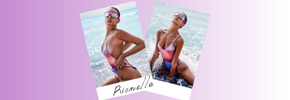 Shine like a sexy diamond. Enjoy your most glamorous summer with the Obsessive Rionella one-piece swimsuit.