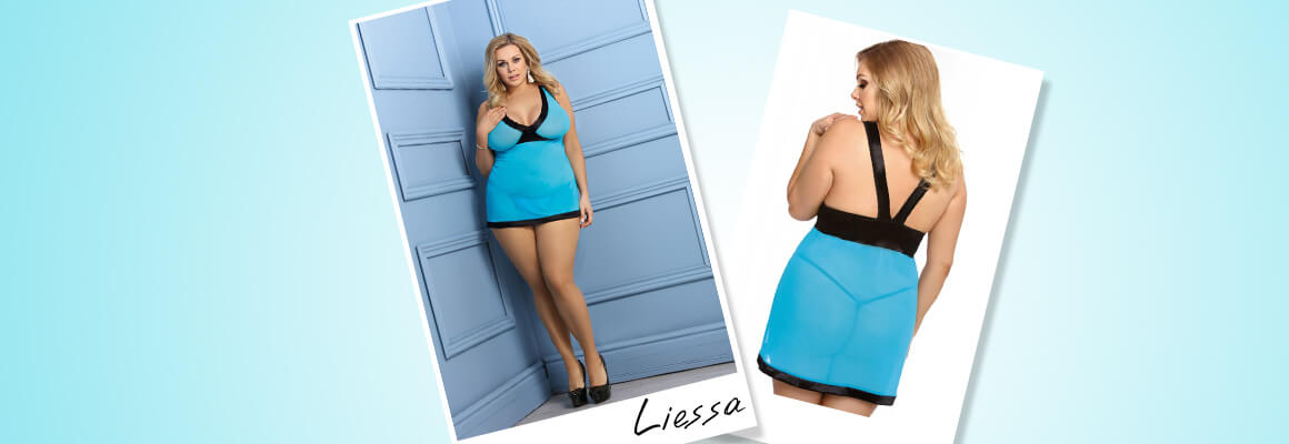 Plus Size Babydoll AS Liessa Chemise