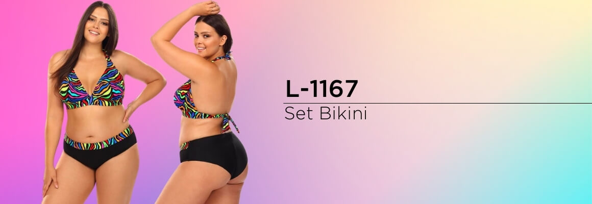 Plus Size Bikini Μαγιό Lorin L-1127