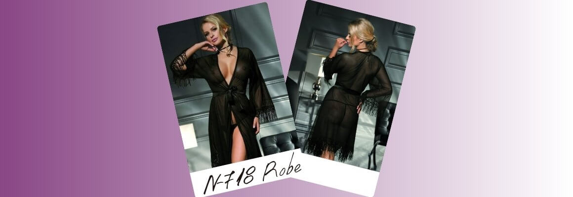 Evenings with a romantic & sexy mood with the Robe Excellent Beauty N-718