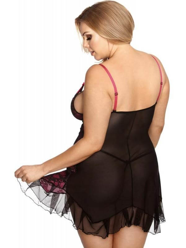 Plus size babydoll back