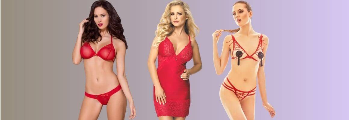 The sexiest red lingerie is here for you to enjoy