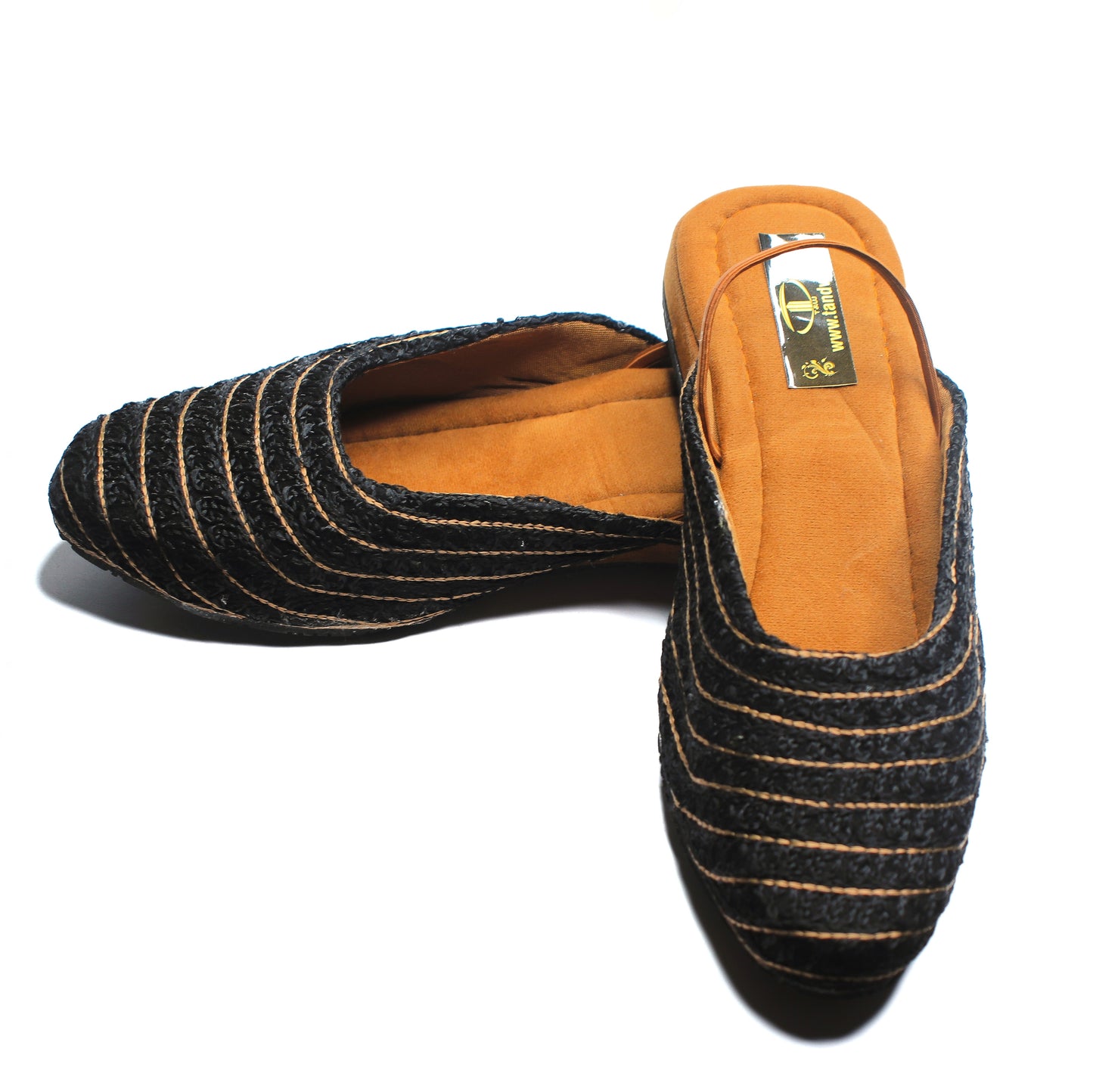 Handmade Ethnic Footwear, Elegant Ethnic Mules, Comfortable Slip-on Mules.