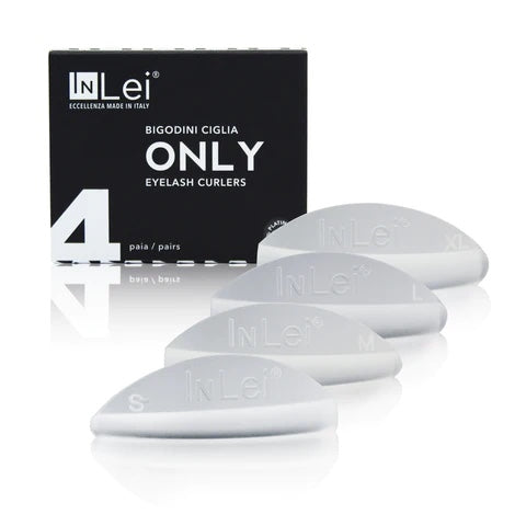 InLei® ONLY - Moldes de pestanas de silicone (4 pares)