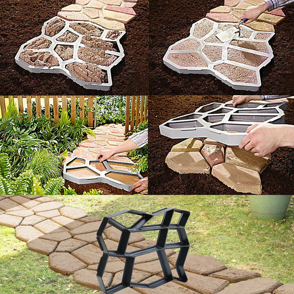 Molde de Concreto de Pavimentação para Jardim
