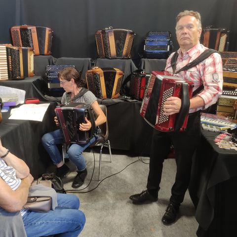 Christopher Kaase et christine  pour un duo improvisé.