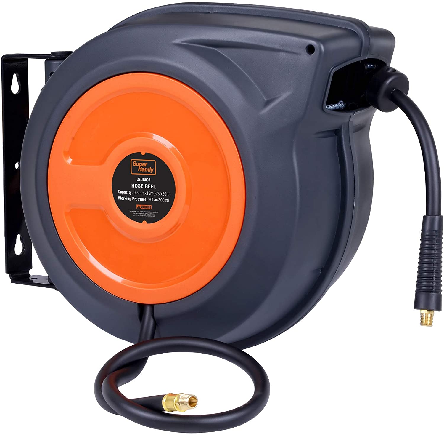 Goodyear Retractable Air Hose Reel, 3/8 (9.5 mm) x 25' (7.6 m), 300 P