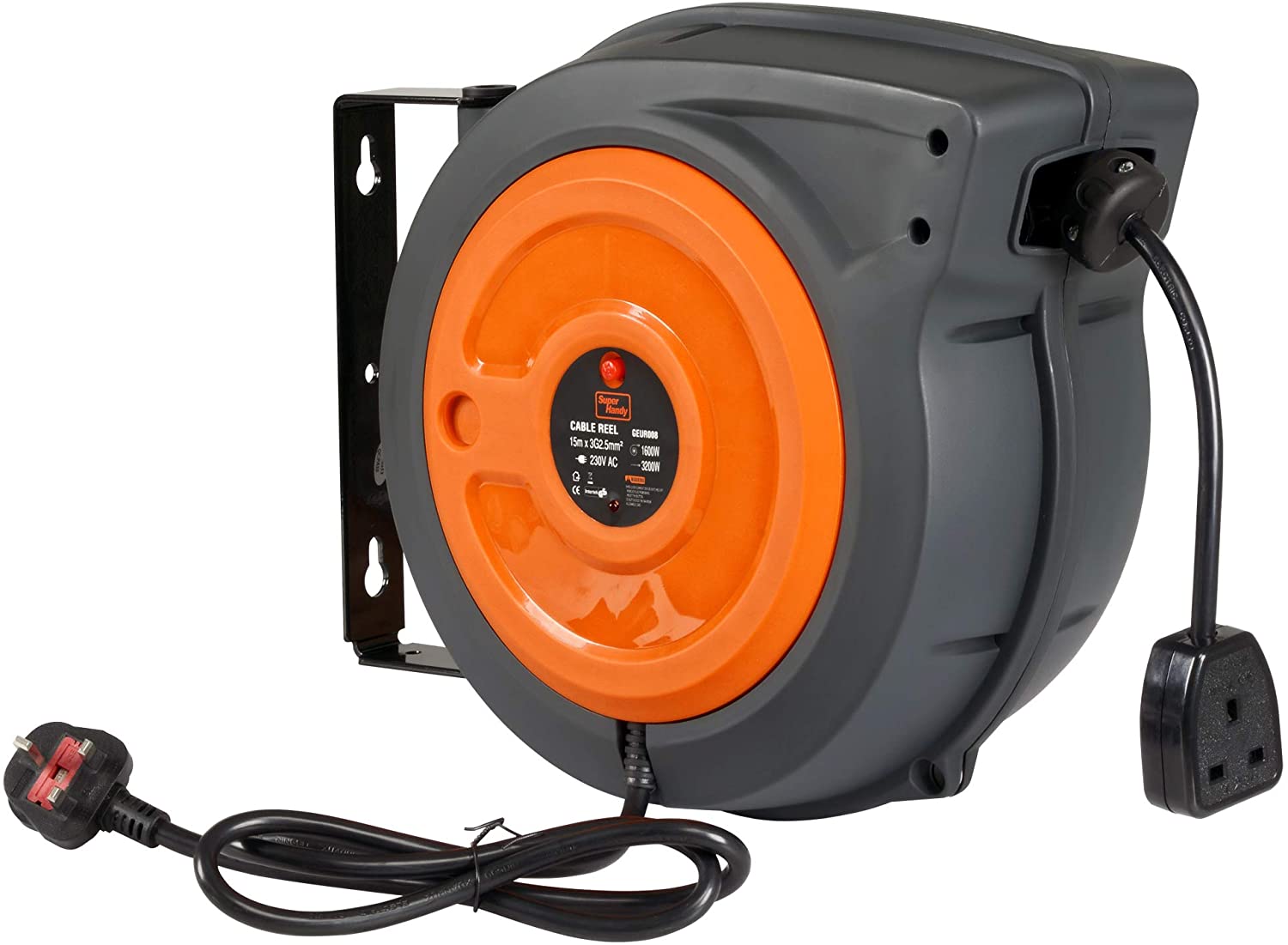 Goodyear Steel Retractable Air Compresso Hose Reel Max. 300psi (Enclosed Retractable 3/8 x 15m) Sku:gbr001