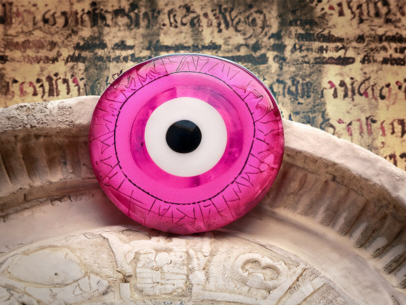 A Pink Evil Eye symbol